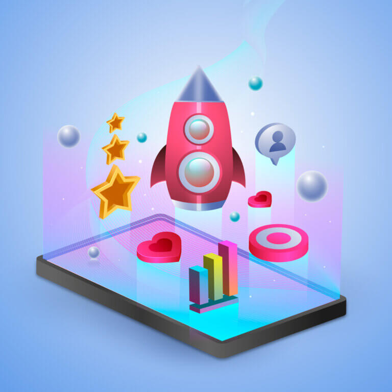 rocket animation